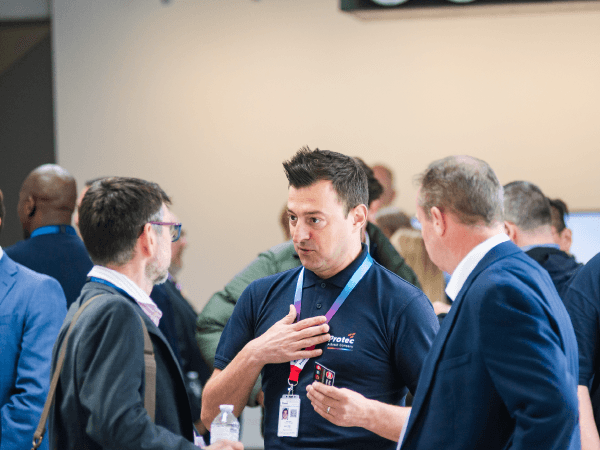 Networking at an event