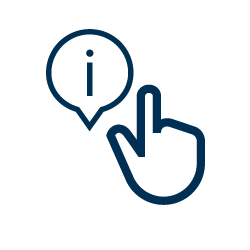 touchscreen info icon