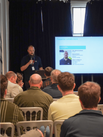 An engineer delivering a CPD